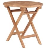 VidaXL Tuintafel inklapbaar 45 cm massief teakhout