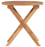 VidaXL Tuintafel inklapbaar 45 cm massief teakhout