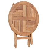 VidaXL Tuintafel inklapbaar 45 cm massief teakhout