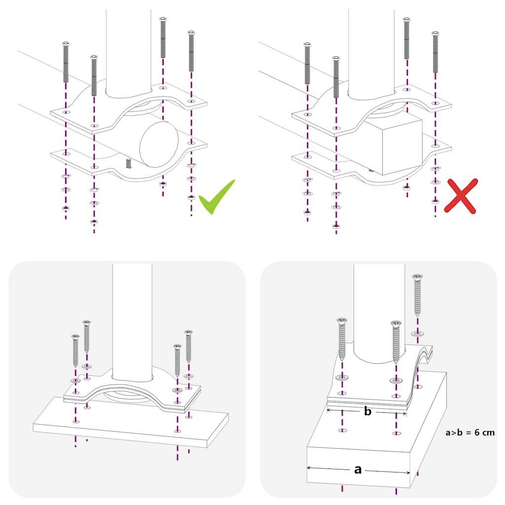 VidaXL Tuinscherm uittrekbaar 80x300 cm zwart