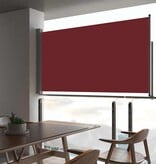 VidaXL Tuinscherm uittrekbaar 160x300 cm rood