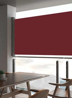 VidaXL Tuinscherm uittrekbaar 160x300 cm rood