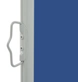 VidaXL Tuinscherm uittrekbaar 160x300 cm blauw