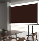VidaXL Tuinscherm uittrekbaar 160x300 cm bruin