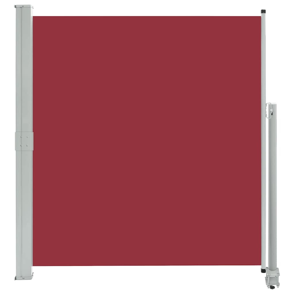 VidaXL Tuinscherm uittrekbaar 140x300 cm rood