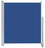 VidaXL Tuinscherm uittrekbaar 140x300 cm blauw