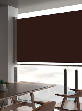 VidaXL Tuinscherm uittrekbaar 140x300 cm bruin