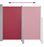 VidaXL Tuinscherm uittrekbaar 120x300 cm rood