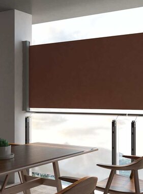 VidaXL Tuinscherm uittrekbaar 120x300 cm bruin