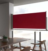 VidaXL Tuinscherm uittrekbaar 100x300 cm rood
