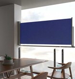 VidaXL Tuinscherm uittrekbaar 100x300 cm blauw
