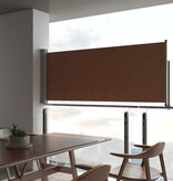 VidaXL Tuinscherm uittrekbaar 100x300 cm bruin