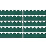 VidaXL Gazonranden 10 st 65x15 cm PP groen