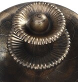 VidaXL Vogelbadje met fontein 50x91 cm kunststof bronskleurig