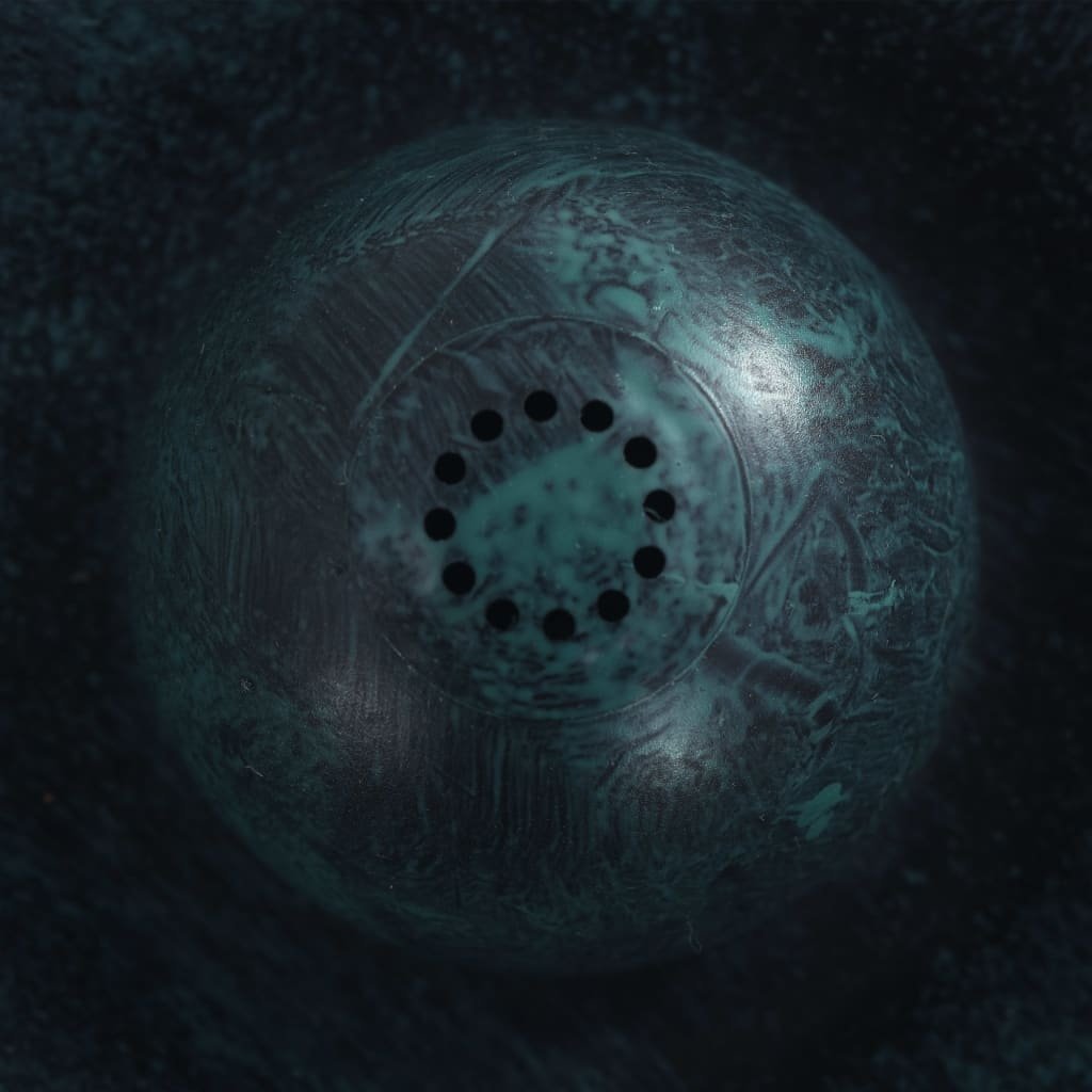 VidaXL Vogelbadje met fontein 50x91 cm kunststof groen