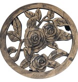 VidaXL Plantentrolleys 6 st 38 cm kunststof bronskleurig