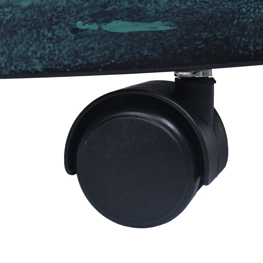 VidaXL Plantentrolleys 6 st 38 cm kunststof groen