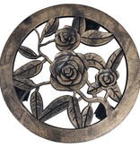 VidaXL Plantentrolleys 6 st 30 cm kunststof bronskleurig