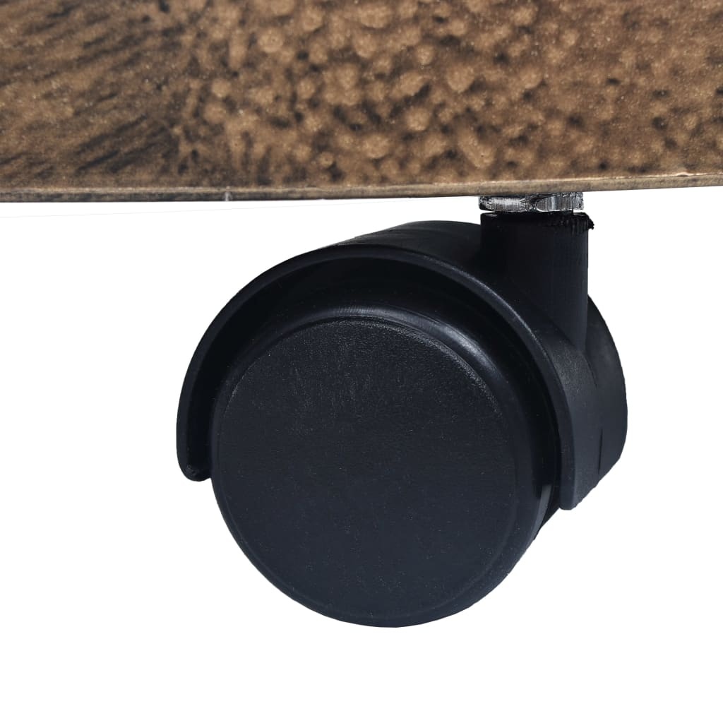 VidaXL Plantentrolleys 6 st 30 cm kunststof bronskleurig