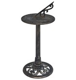 VidaXL Zonnewijzer 35,5x82 cm kunststof bronskleurig