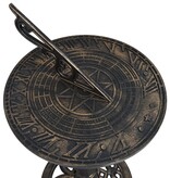 VidaXL Zonnewijzer 35,5x82 cm kunststof bronskleurig