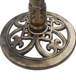 VidaXL Vogelbad kunststof bronskleurig