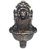 VidaXL Muurfontein leeuwenkop brons