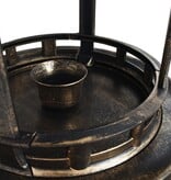 VidaXL Vogelbadje met solar LED-verlichting kunststof