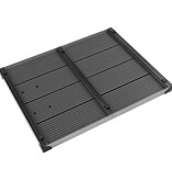 VidaXL Buitendouchebak 80x62 cm HKC roestvrij staal grijs