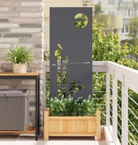 VidaXL Tuin decoratief paneel Antraciet 50 x 140 cm Koudgewalst staal