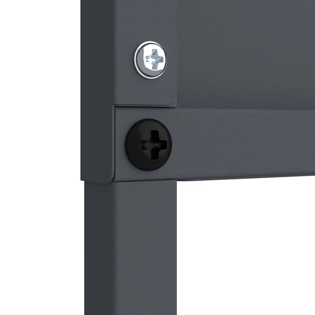 VidaXL Tuin decoratief paneel Antraciet 50 x 140 cm Koudgewalst staal