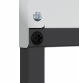 VidaXL Tuin decoratief paneel Zilver 50 x 140 cm Gegalvaniseerd staal