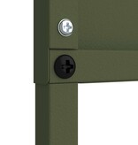 VidaXL Tuin decoratief paneel Olijfgroen 50 x 140 cm Koudgewalst staal
