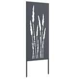 VidaXL Tuin decoratief paneel Antraciet 50 x 140 cm Koudgewalst staal