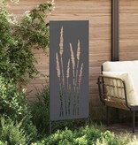 VidaXL Tuin decoratief paneel Antraciet 50 x 140 cm Koudgewalst staal