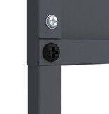 VidaXL Tuin decoratief paneel Antraciet 50 x 140 cm Koudgewalst staal