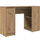 VidaXL Bureau 120x42x76 cm spaanplaat ambachtelijk eikenkleurig