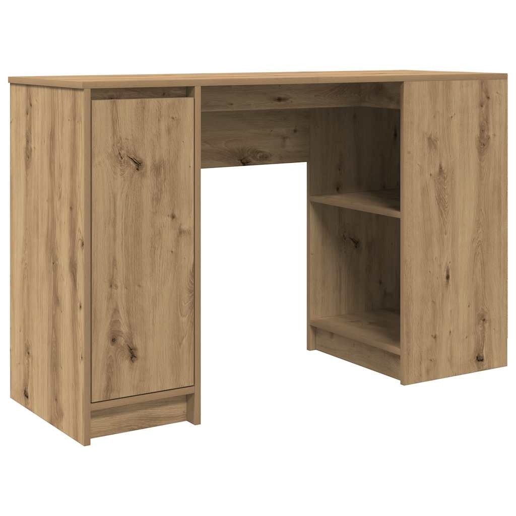 VidaXL Bureau 120x42x76 cm spaanplaat ambachtelijk eikenkleurig