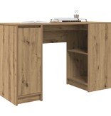 VidaXL Bureau 120x42x76 cm spaanplaat ambachtelijk eikenkleurig
