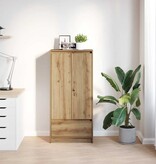 VidaXL Kast met lade spaanplaat ambachtelijk eikenkleurig