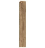 VidaXL Wandschap 43x9x60 cm bewerkt hout artisanaal eikenkleurig
