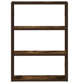 VidaXL Wandschap 43x9x60 cm bewerkt hout gerookt eikenkleurig
