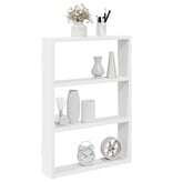 VidaXL Wandschap 43x9x60 cm bewerkt hout wit