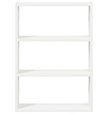 VidaXL Wandschap 43x9x60 cm bewerkt hout wit