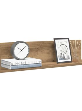 VidaXL Wandschappen 2 st 75x16,5x16,5 bewerkt hout artisanaal eiken