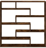 VidaXL Wandschap kubus 7 vakken bewerkt hout gerookt eikenkleurig