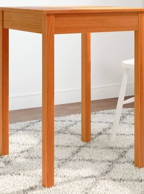 VidaXL Wandtafel 55x55x75 cm massief grenenhout wasbruin