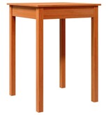 VidaXL Wandtafel 55x55x75 cm massief grenenhout wasbruin