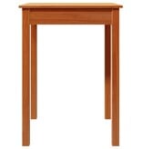 VidaXL Wandtafel 55x55x75 cm massief grenenhout wasbruin