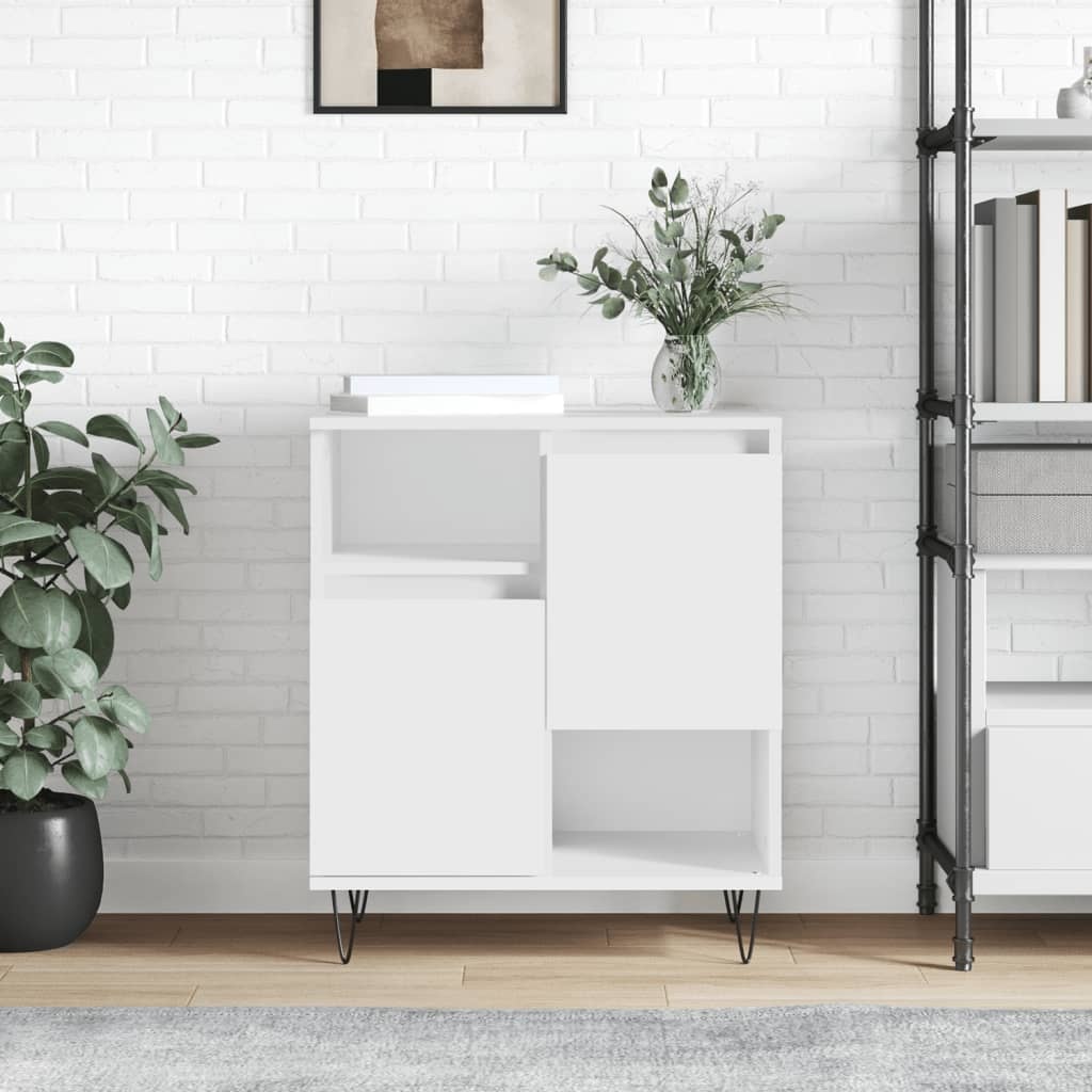 VidaXL Dressoir 60x35x70 cm bewerkt hout wit